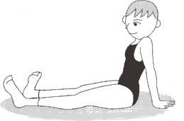 足の先と足の裏のためのストレッチＡ